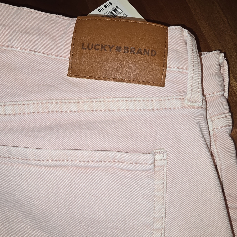 Lucky Brand Pink Flare & Wide Leg Jeans NWOT - Picture 6 of 7